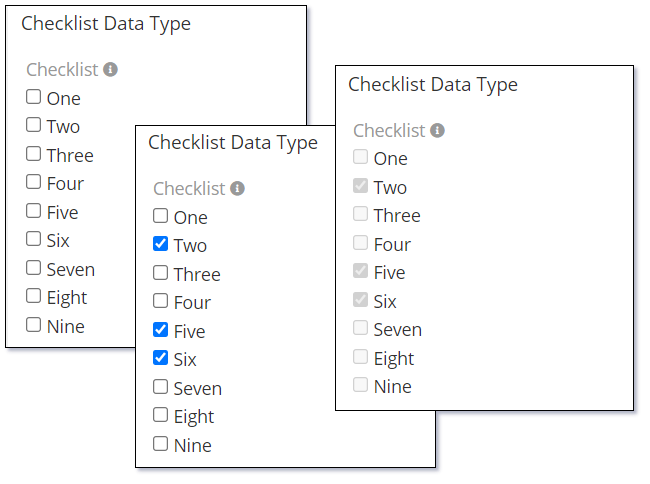 Checklist Data Type