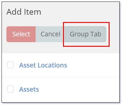 Group Tab Button