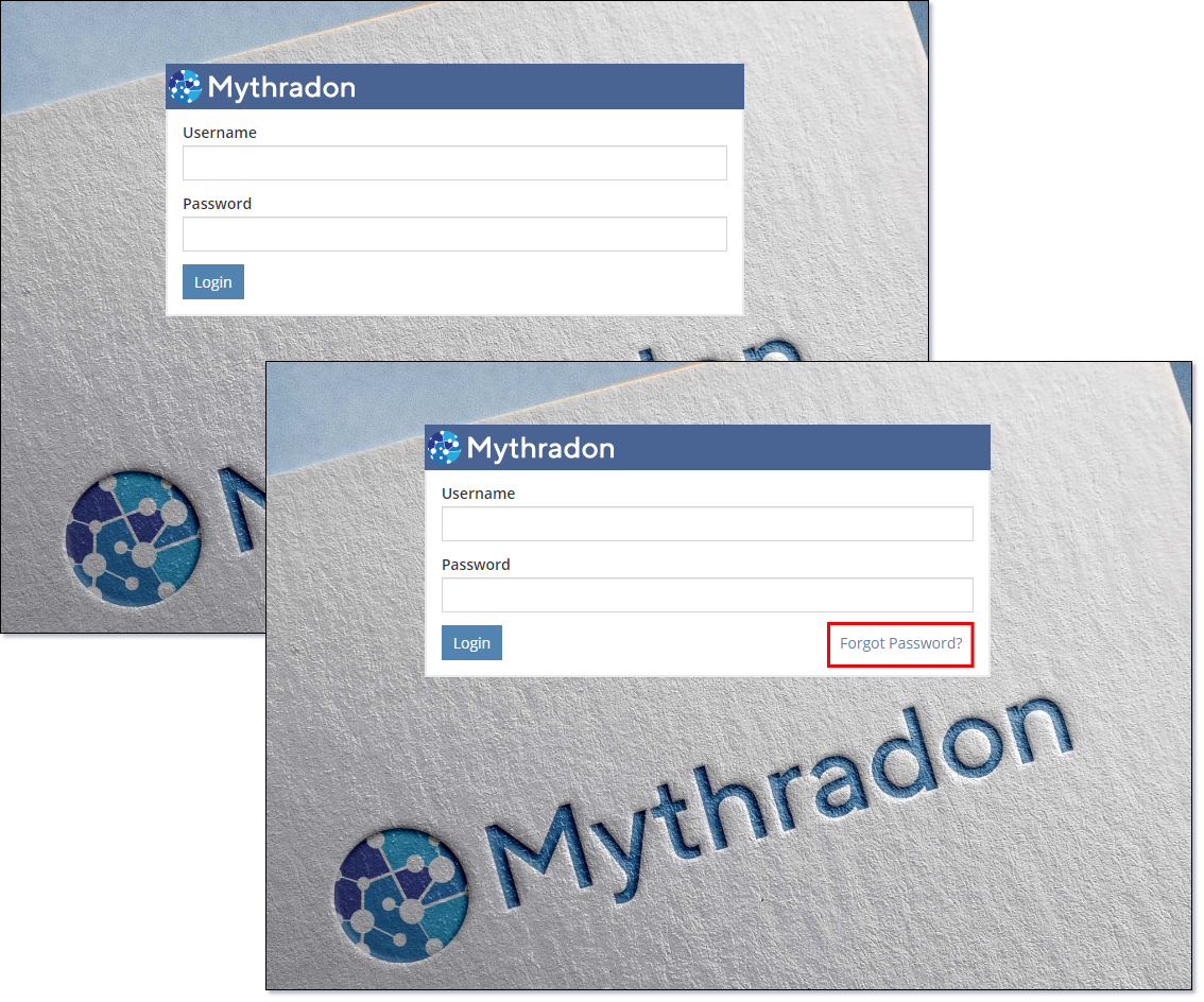 Mythradon Password Recovery Enabled/Disabled