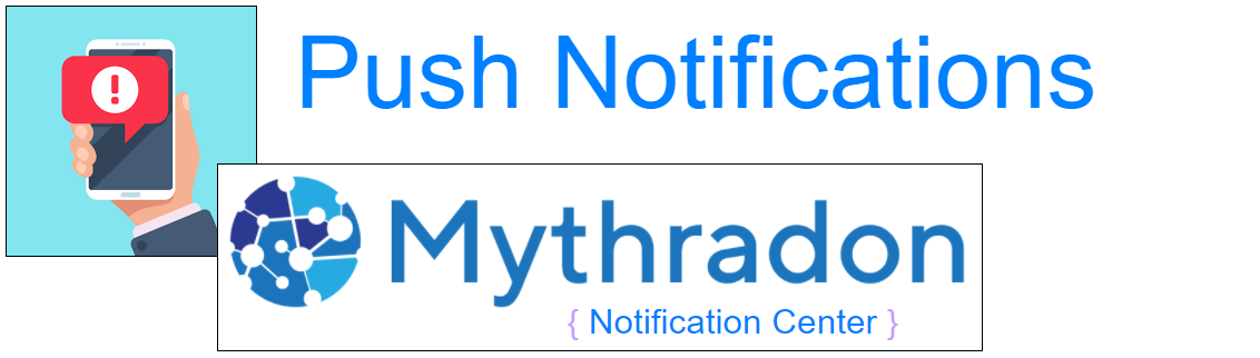 Mythradon Push Notifications Logo