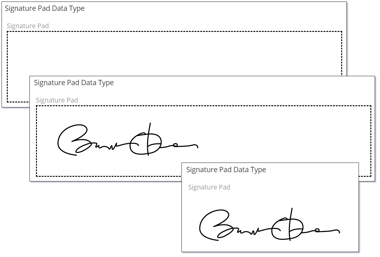 Signature Pad Data Type
