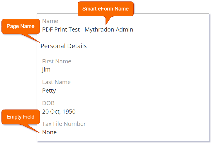 Smart eForm PDF Sample